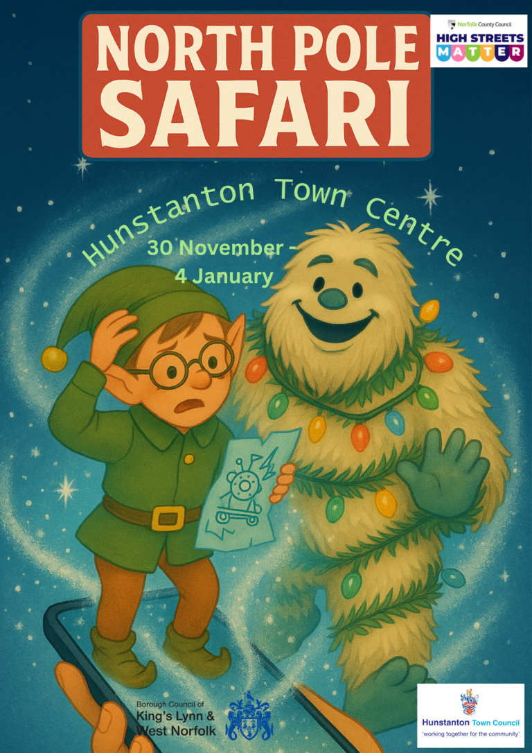 North Pole Safari Brings Festive Fun to Hunstanton Town Centre