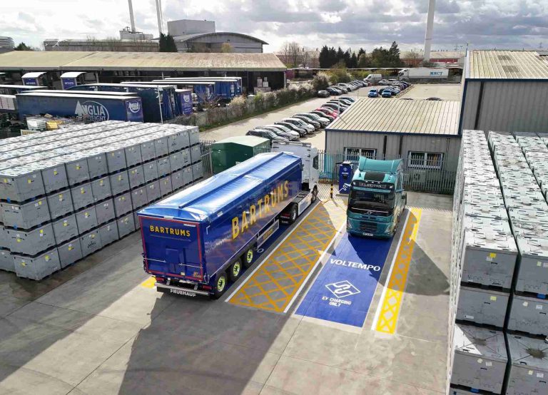 Bartrums Haulage powers up with Voltempo supported by Depot Charging Scheme funding