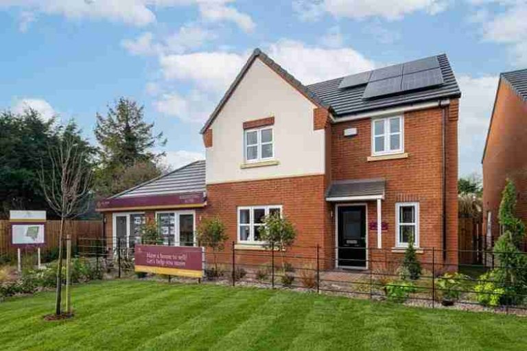 Show Home Overlooking Green Space Now Available to Purchase at Moulton Chapel Development