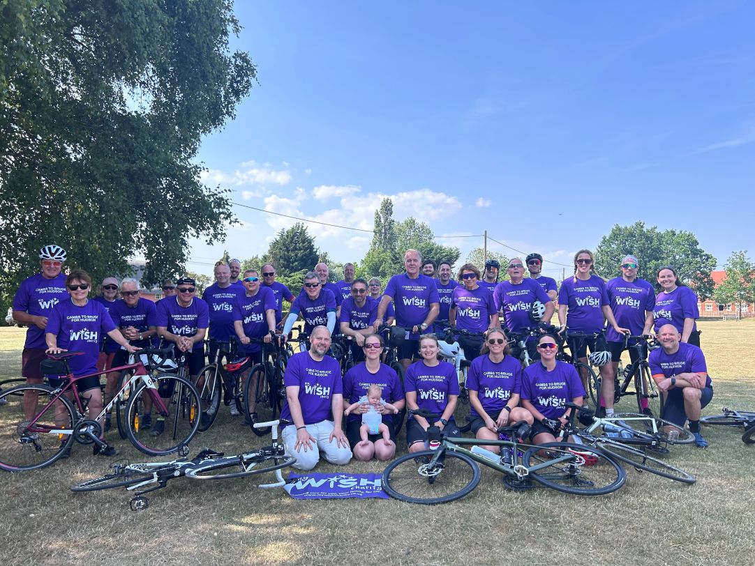 Cambridge to Bruges Bike Ride Raises Over £27,500 for My WiSH Charity